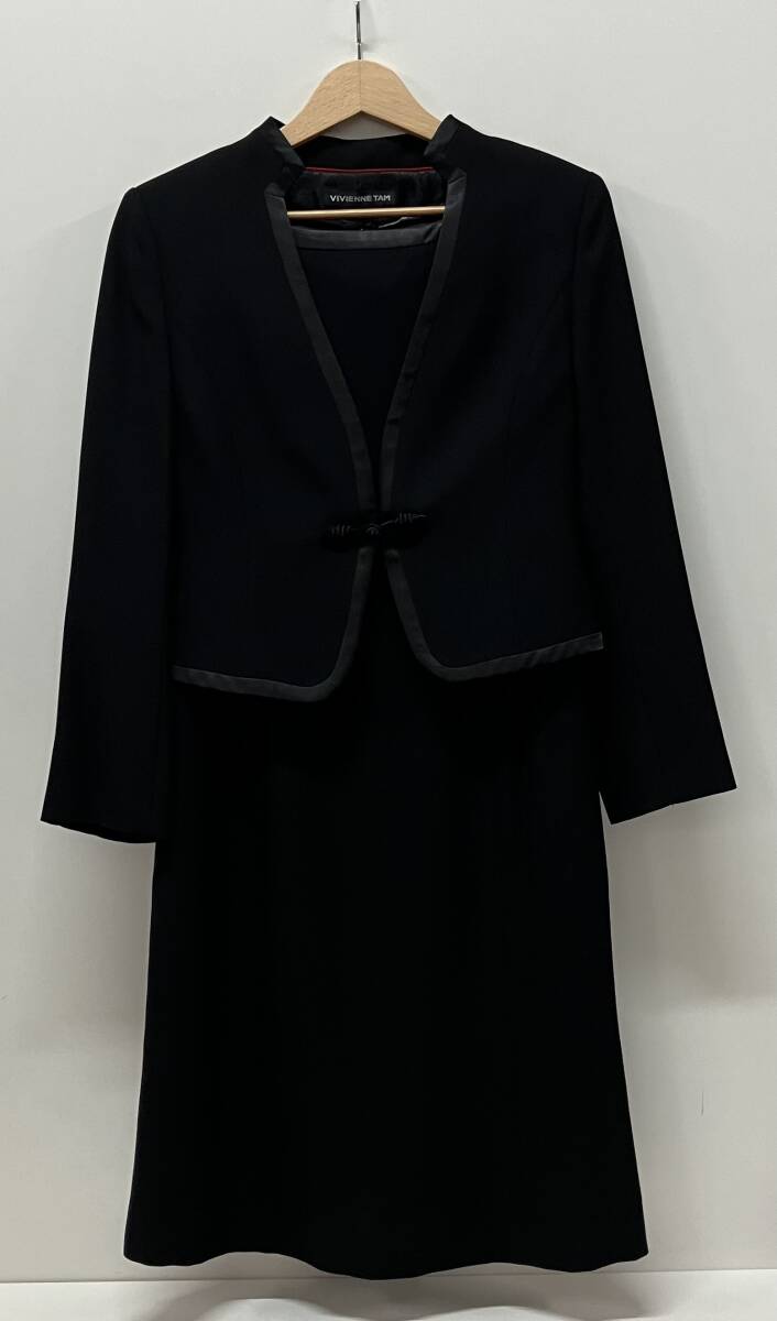 VIVIENNE TAM ヴィヴィアン・タム その他アウター チャイナ風 セット ジャケット ワンピース サイズ1 ブラック 中国製 016-240712拍卖