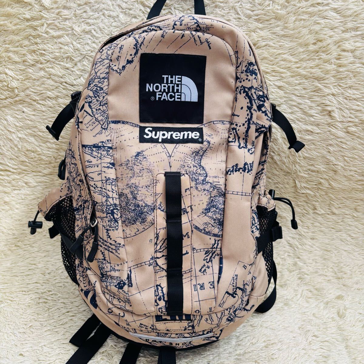 Supreme THE NORTH FACE マップ柄 ホットショット12SS拍卖