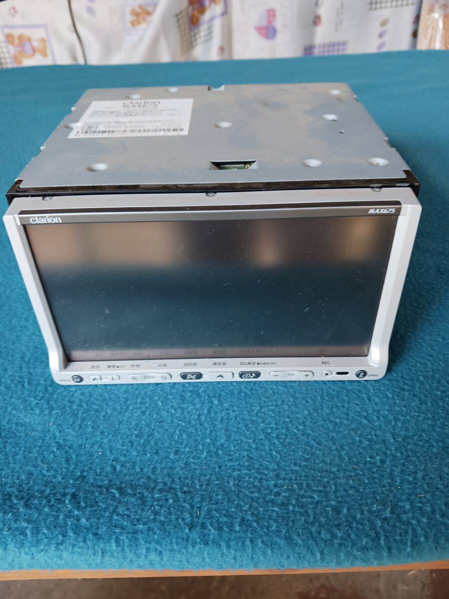 M-1 CLARION MAX675 クラリオン MAX675フルセグ/CD/DVD/SD/USB/Bluetooth 動作未確認拍卖