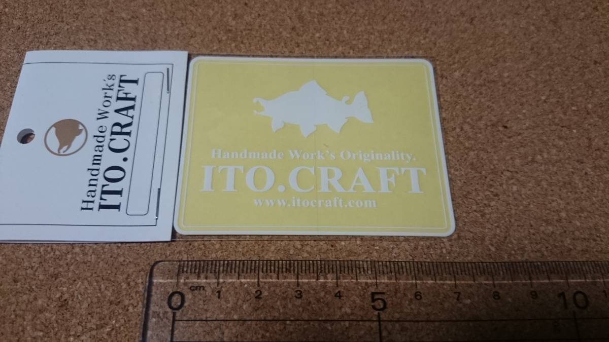 ★希少!イトウクラフト □型ステッカー★在庫3 ITO.CRAFT/カラフトマス/樺太鱒/クーポン拍卖