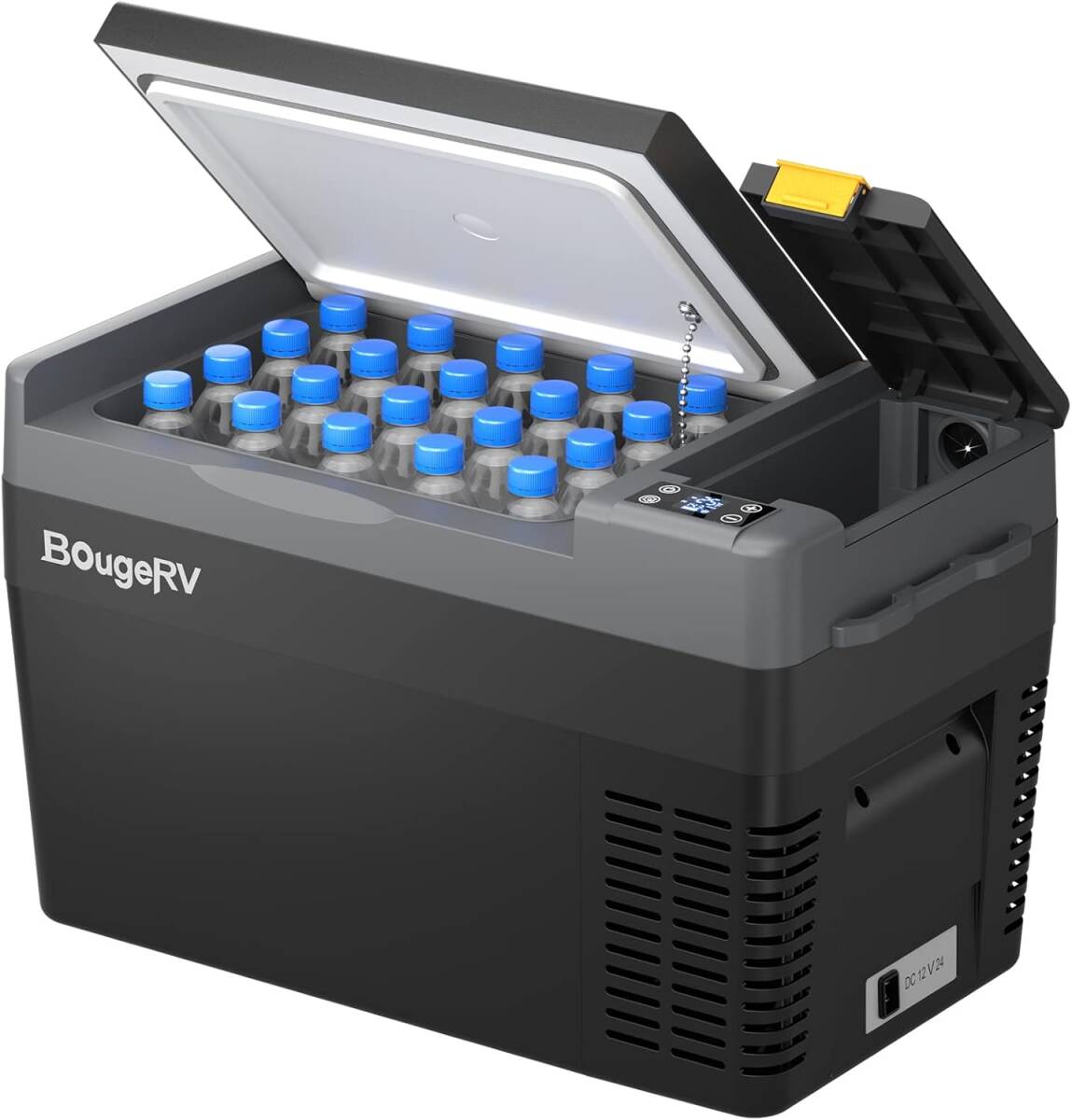 【新品】BougeRV 車載用冷蔵庫 29L ブラック -22~10℃ 大容量ポータブル冷蔵庫 小型冷凍庫 車載冷蔵庫 車中泊 一人暮らし キャンプ 静音拍卖