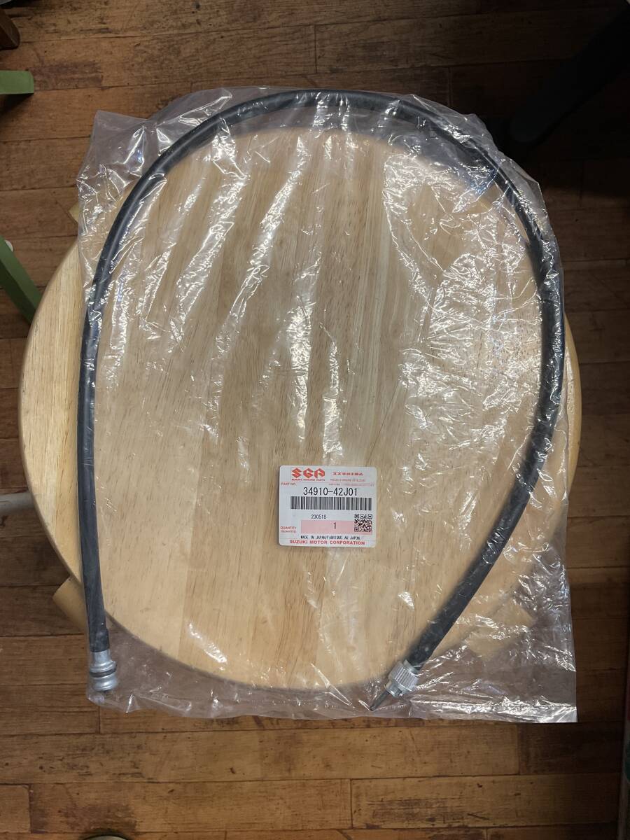 SUZUKI アドレスV50 レッツ レッツバスケット スピードメーターケーブル 34910-42J01 純正 未使用 S:E1ワイヤー⑤ 2506拍卖