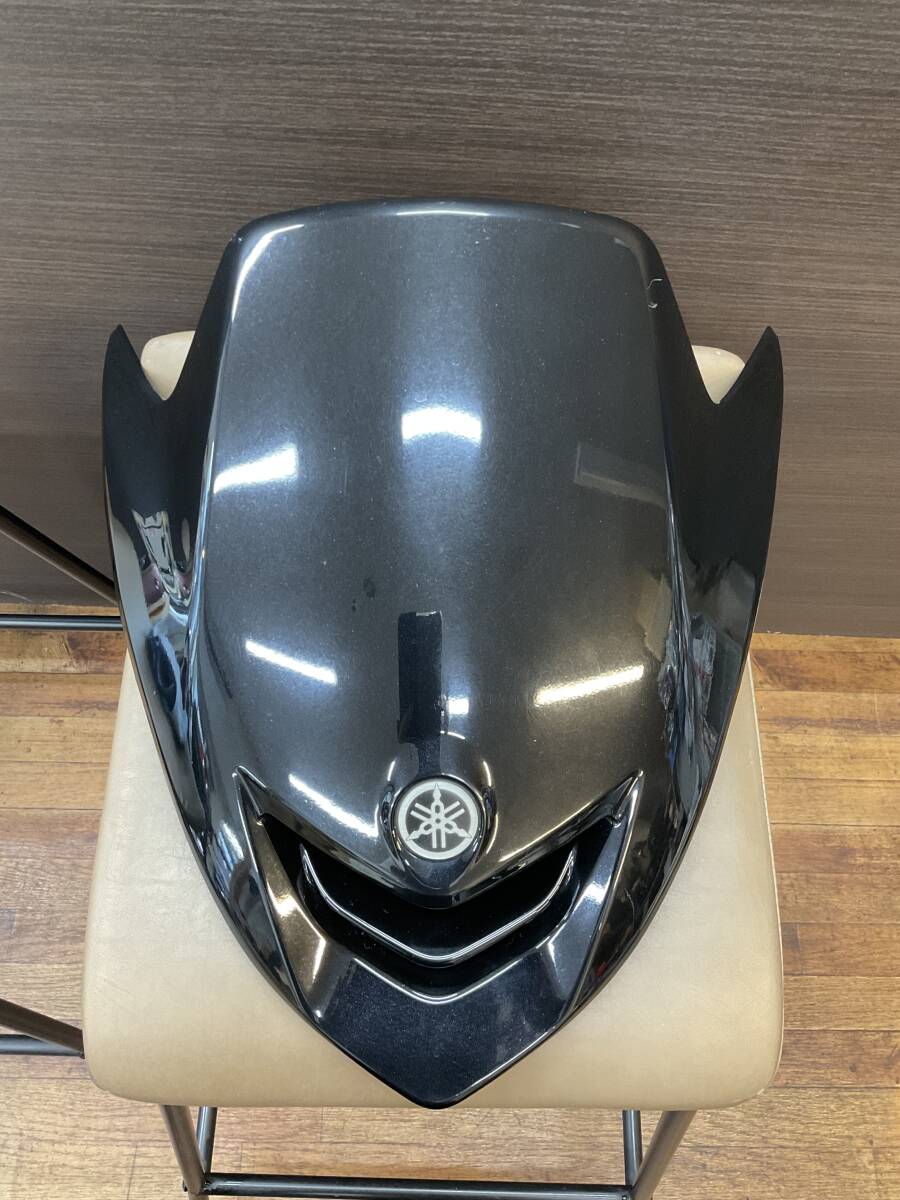 YAMAHA マジェスティS フロントカバー フロントカウル 1DK-F836L-00 純正 中古 SG28J ブラック S:H2☆ 2506拍卖