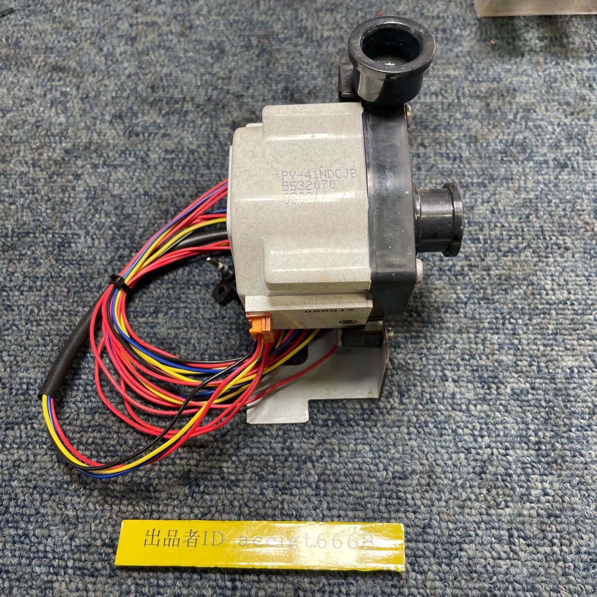 回転動作確認 ナショナル ヒートポンプ給湯機 HE-K37AQ 追いだき熱交ポンプ PY-41NDCJB エコキュート 循環ポンプ HE-K46AQ拍卖