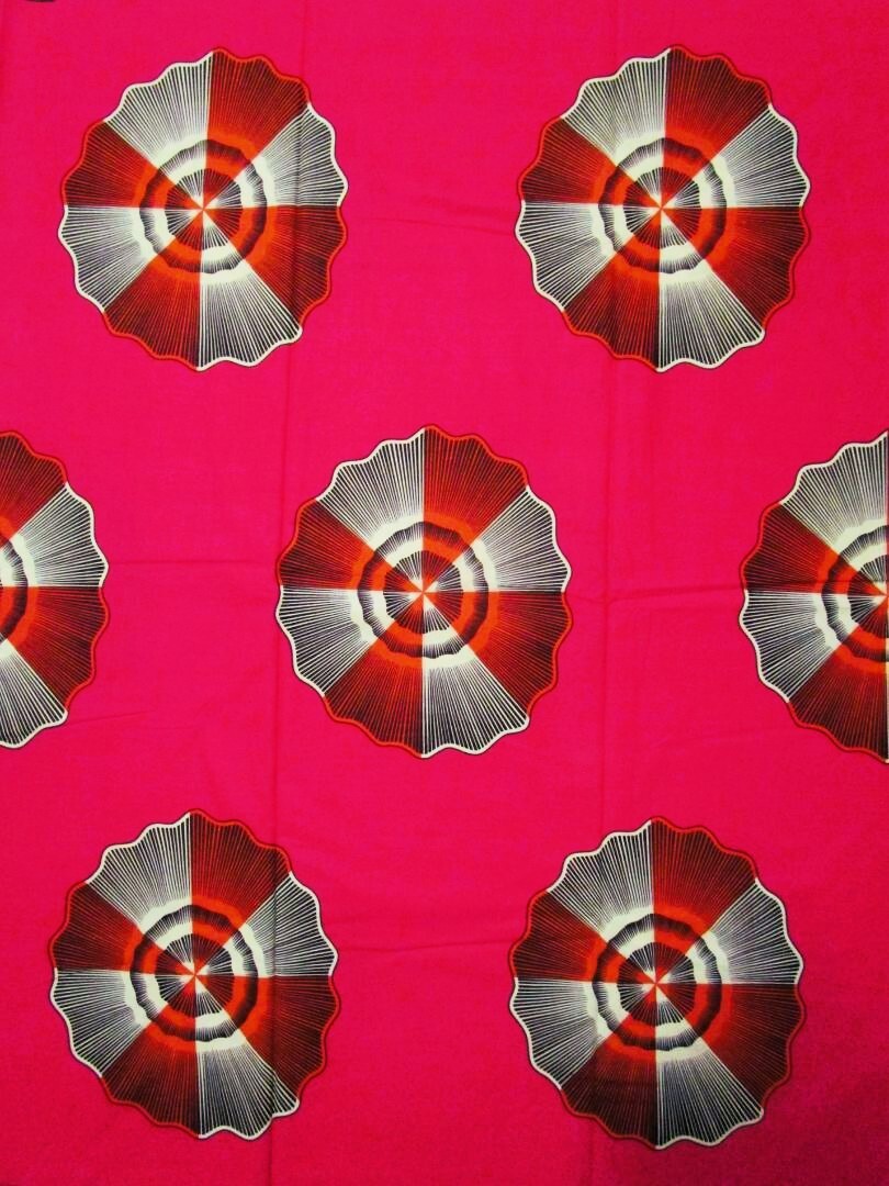 ⑥Sアフリカンプリント*パーニュ*キテンゲ*アフリカンバティック拍卖