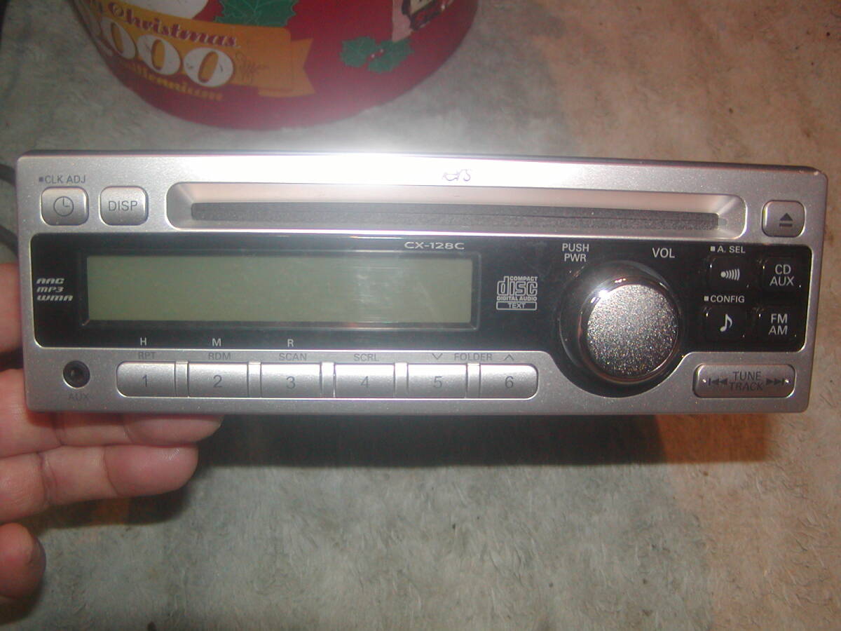 ♪ホンダ純正CD ギャザズ CX-128C CDF-R9011 CD-RW、MP3、AAC、WMA対応 AUX搭載 サンヨー製♪拍卖