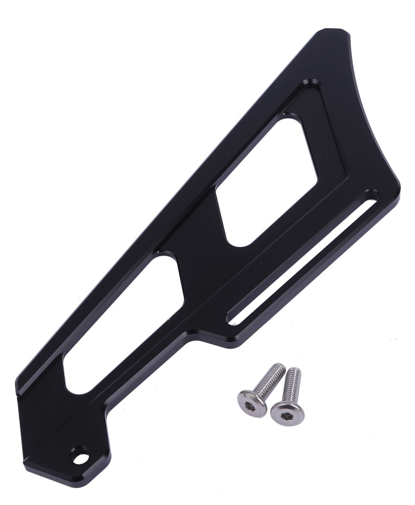 ヒールガード XR250 セロー250 CRF250L チェーン カバー スプロケット リア ガード 汎用 ブラック 黒 KRB244拍卖