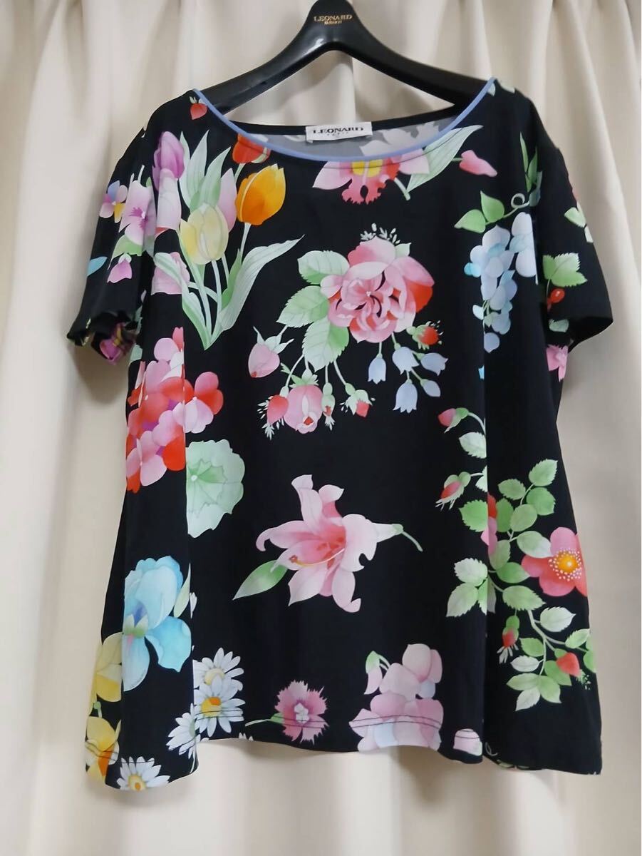 レオナールパリ インポート 半袖ブラウス 44拍卖