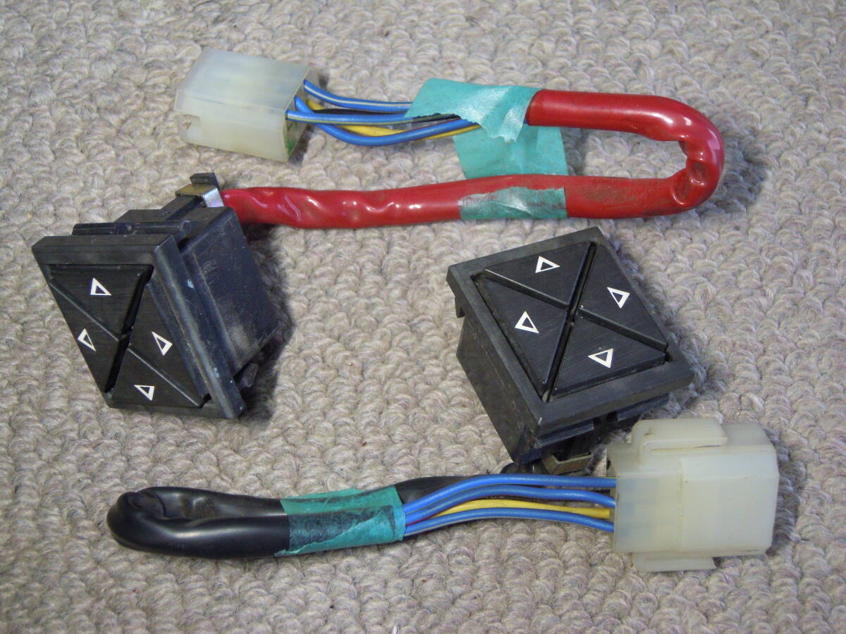 ★送料無料★ 日産 シルビア RS 110 S110 US110 後期 FJ20 2HT 純正 フェンダーミラー サイドミラー 調整 スイッチ 左右 検) ガゼール 等?拍卖