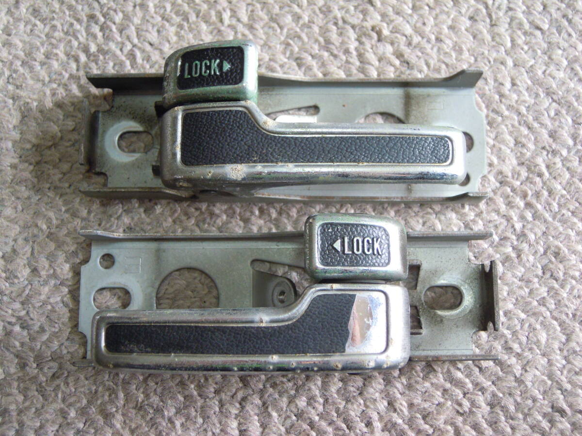 ★送料無料★ 日産 シルビア RS 110 S110 US110 後期 純正 インナーハンドル ドアノブ ドアレバー 左右 ドアハンドル 検) ガゼール 等?拍卖