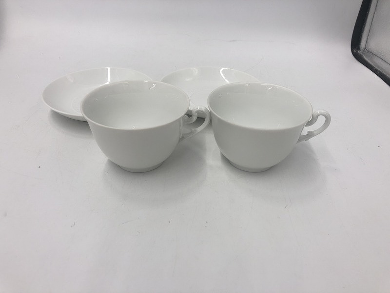 カップ&ソーサー 2客 リチャードジノリ richardginori ホワイト拍卖