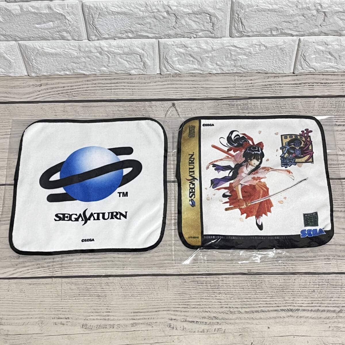 ★ SEGA SATURN (セガサターン) & サクラ大戦 ★ ハンカチ ハンドタオル 大正時代 SAKURA TAISEN ゲーム関連グッズ (タグ付き新品未使用)拍卖