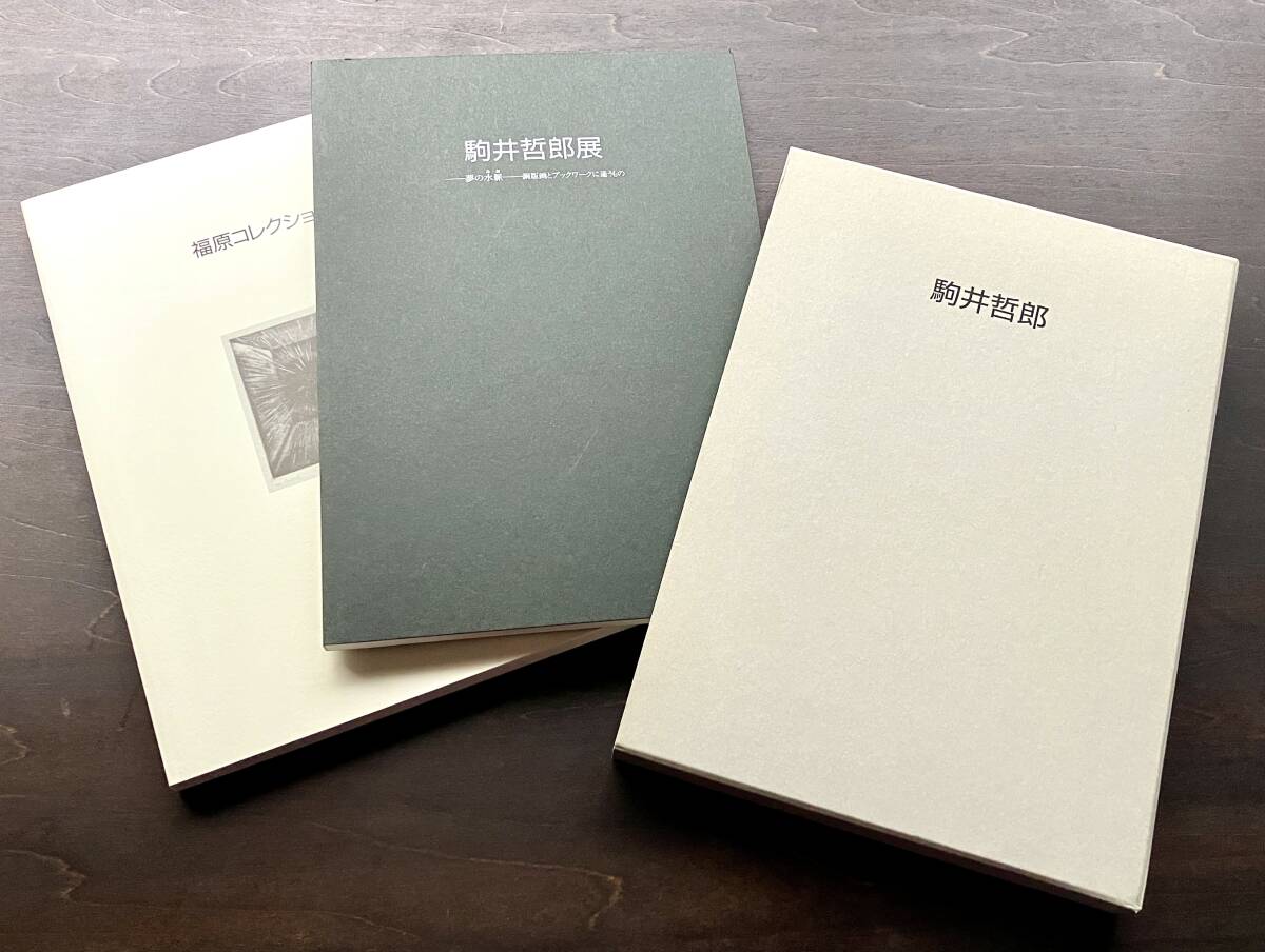 【図録 2冊1組】『 駒井哲郎展 夢の水脈 銅版画とブックワークに通うもの/福原コレクション 』世田谷美術館 2000 ●銅版画 装幀 装丁 挿画拍卖