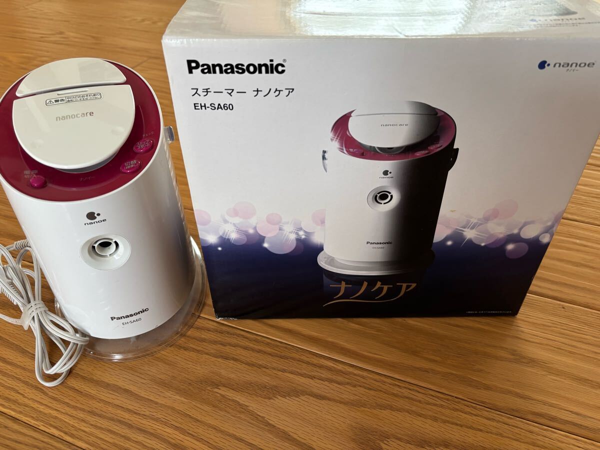 Panasonic フェイススチーマー EH-SA60-P 美顔器 ナノケア拍卖