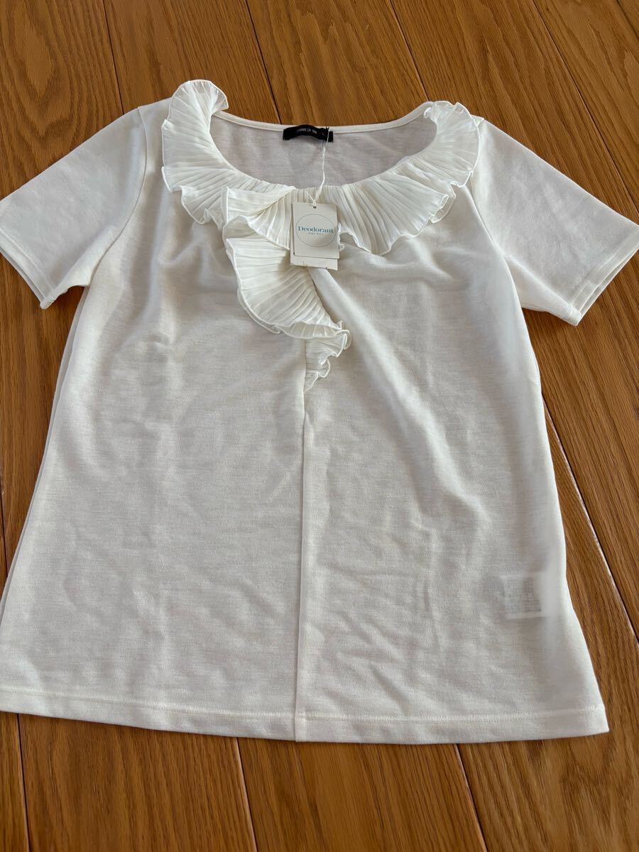 コムサイズム ブラウス シャツ 新品 未使用 レディース 半袖 L拍卖