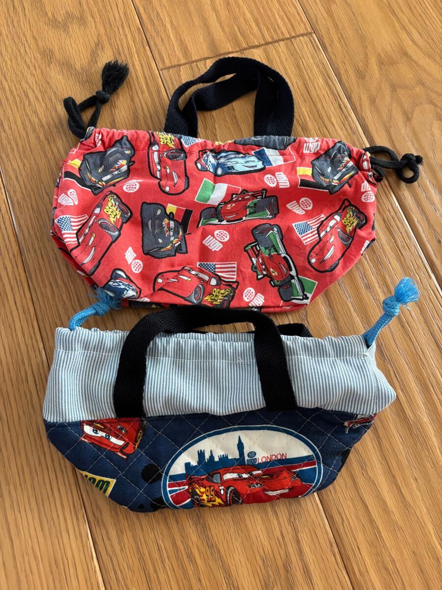 お弁当袋 ランチバック ハンドメイド 2個まとめ売り 幼稚園 保育園拍卖