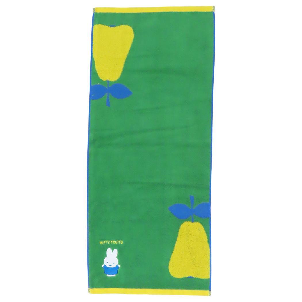 ミッフィー ロングタオル パイルジャカード フェイスタオル ミッフィーフルーツ ディックブルーナ 丸眞 オーガニックコットン 無撚拍卖