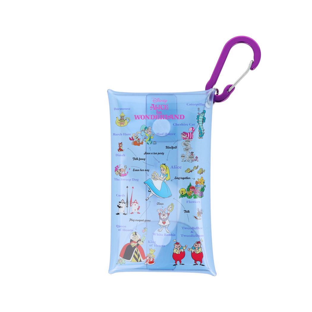 ふしぎの国のアリス ミニポーチ クリアポーチミニ DC相関図 ディズニー サンスター文具 小物入れ キャラクター グッズ拍卖