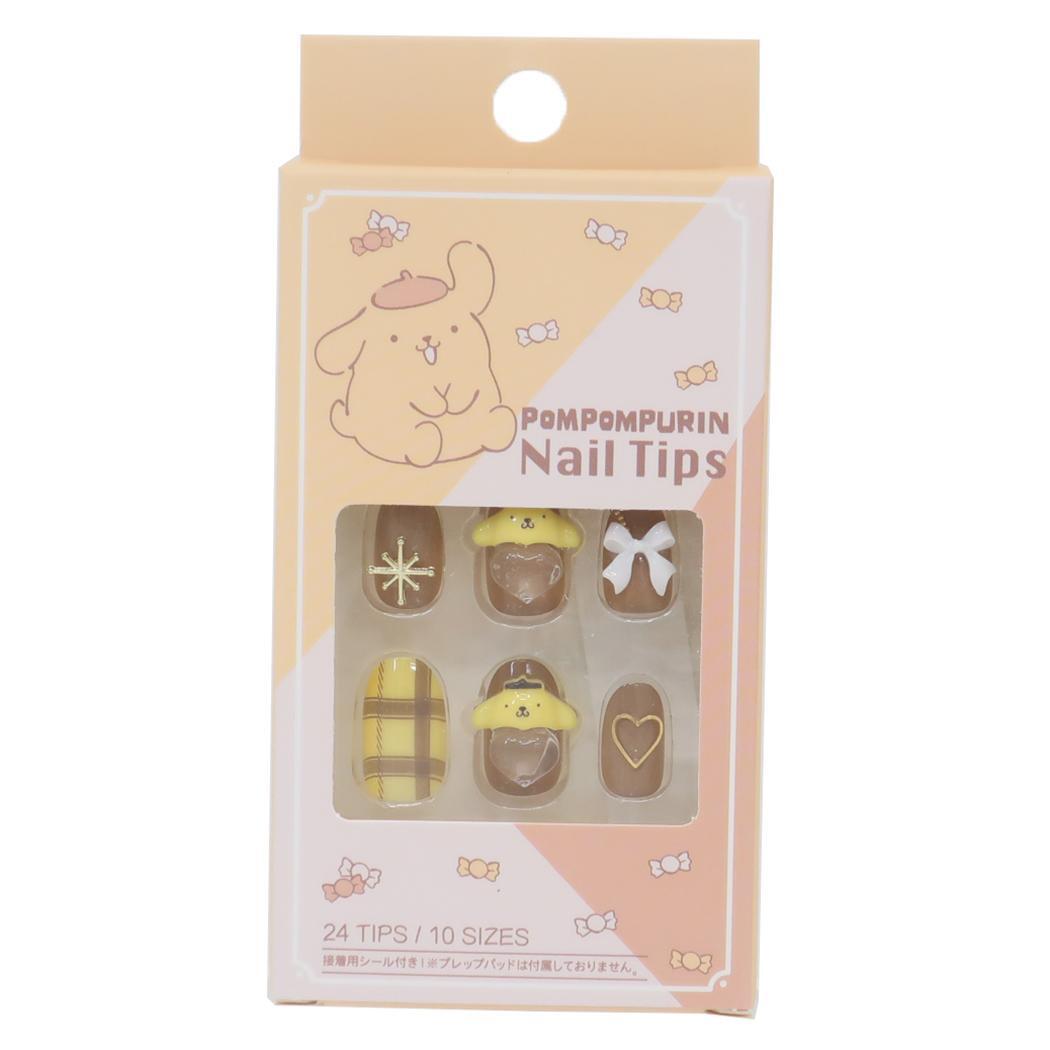 ポムポムプリン コスメ雑貨 ネイルチップ サンリオ サンタン ネイルアート 付け爪 おしゃれ キャラクター グッズ拍卖