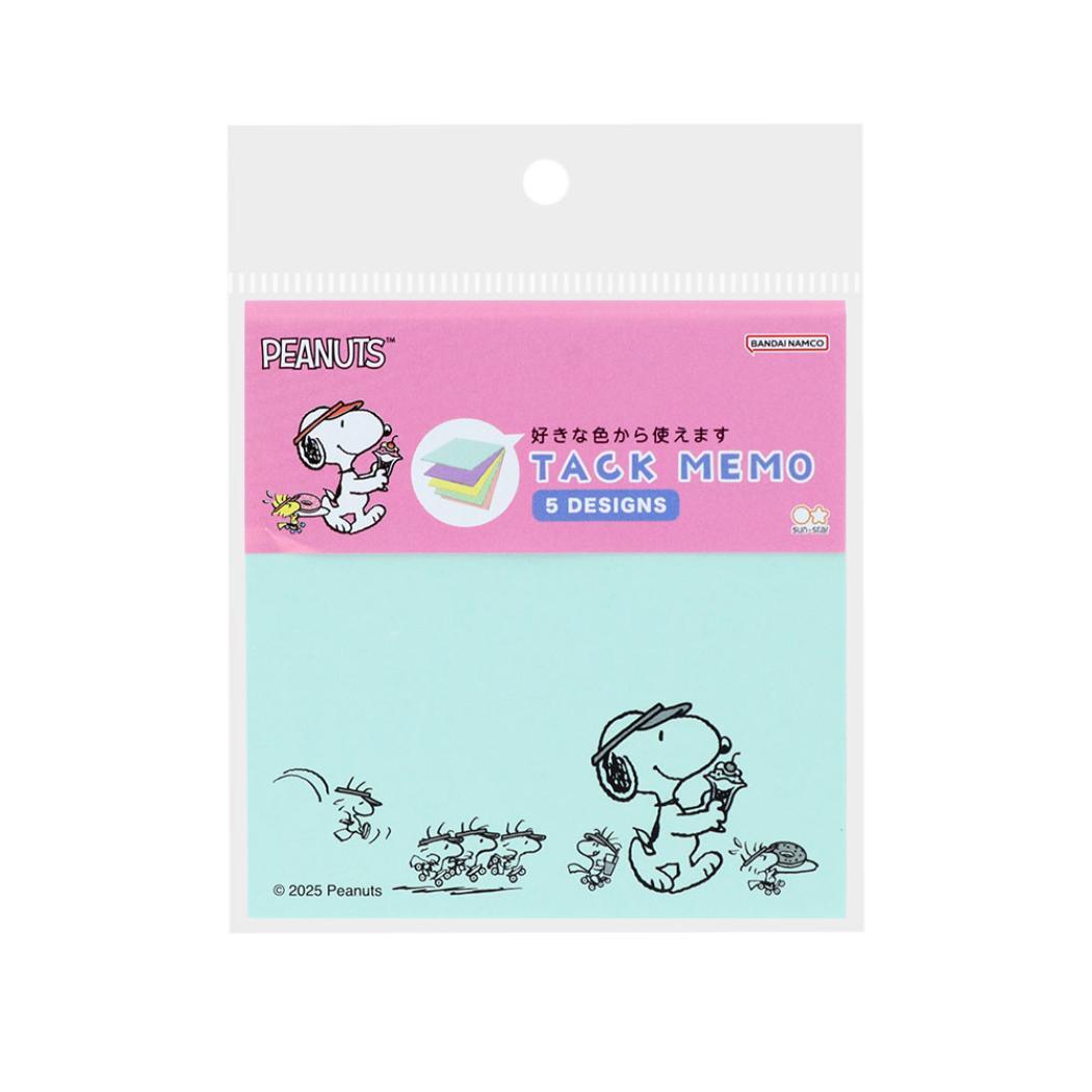 スヌーピー 付せん 付箋メモ5C カフェスタンド ピーナッツ サンスター文具 伝言 メモパッド キャラクター グッズ拍卖