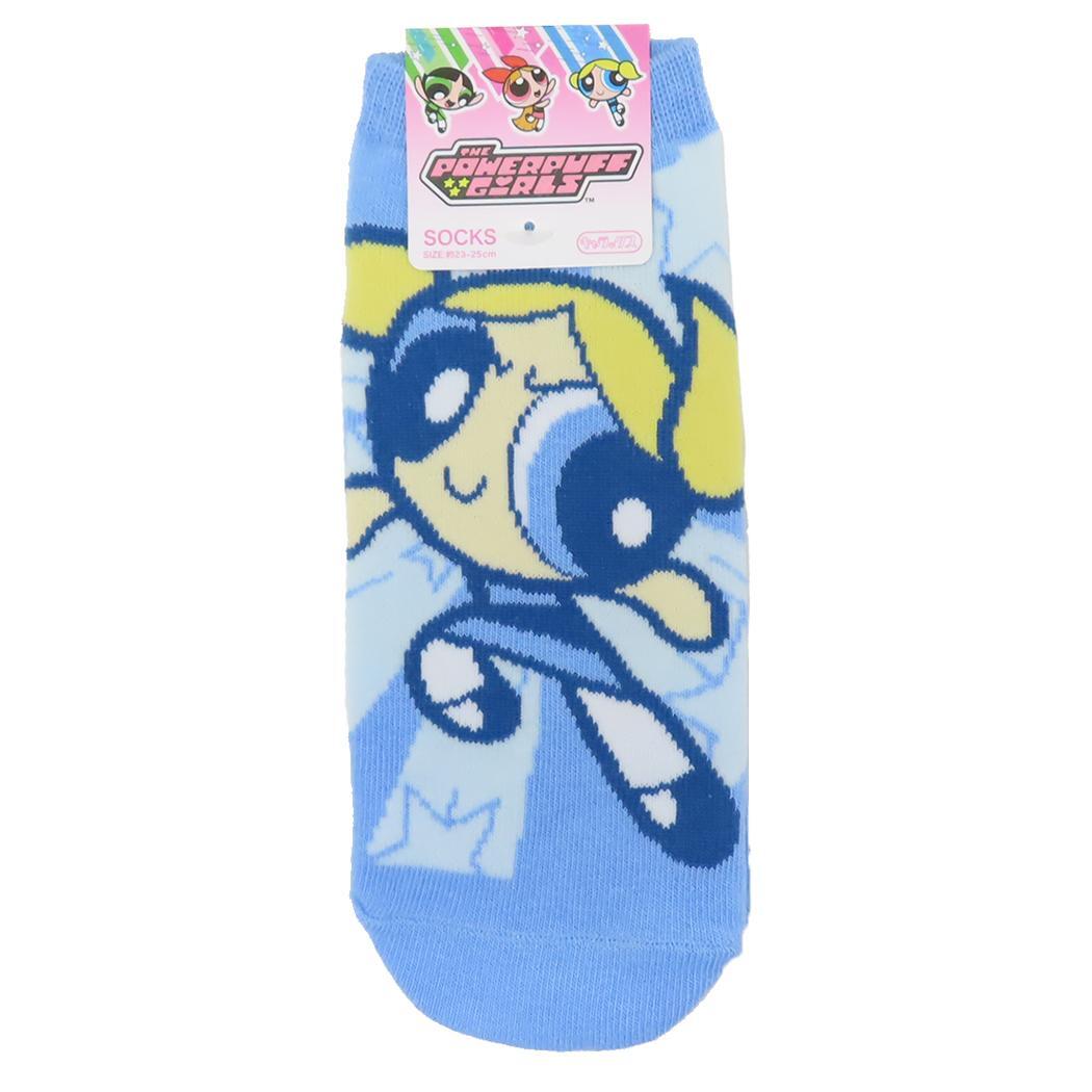 パワーパフガールズ 女性用靴下 レディースソックス バブルス スターBL スモールプラネット キャラックス 大人向け キャラクター拍卖