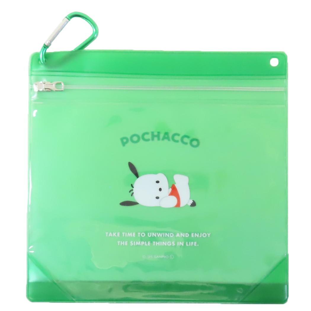 ポチャッコ クリアポーチ カラビナジッパーケース サンリオ ティーズファクトリー 小物入れ キャラクター グッズ拍卖
