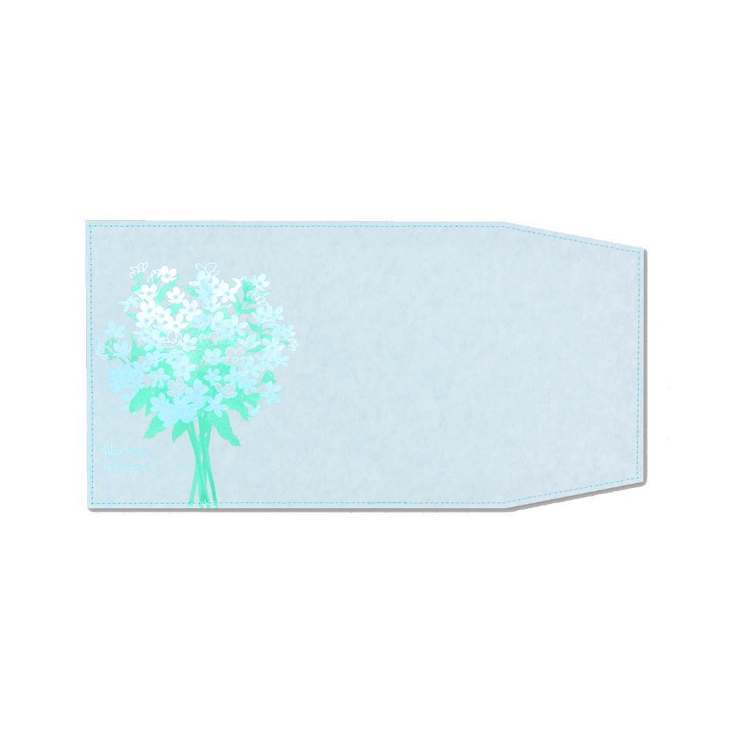 ROKKAKU Hakuoshi Botanical 文庫本カバー ブックカバー ブルースター フタバ 箔押し ボタニカル 読書拍卖