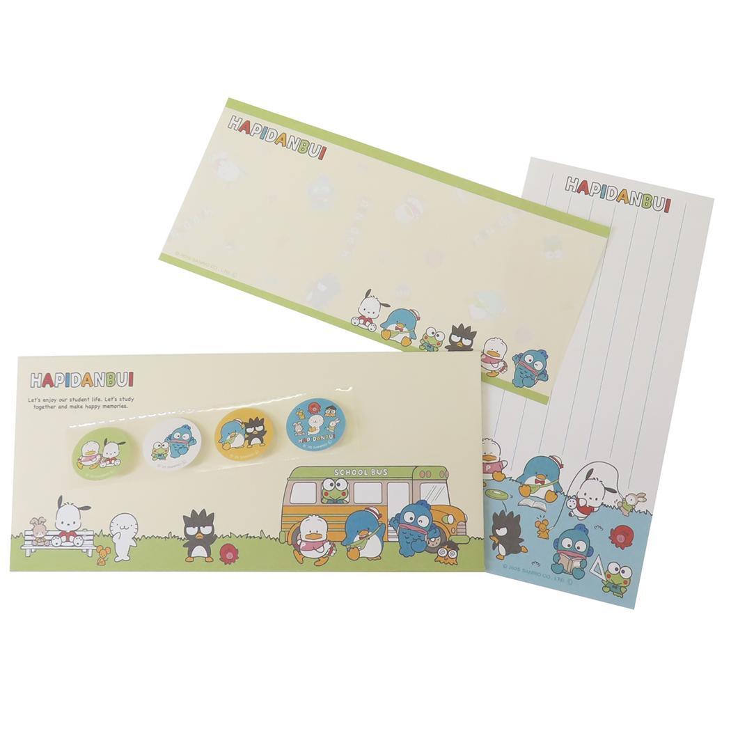 はぴだんぶい レターセット 一筆箋 サンリオ カミオジャパン 手紙セット キャラクター グッズ拍卖