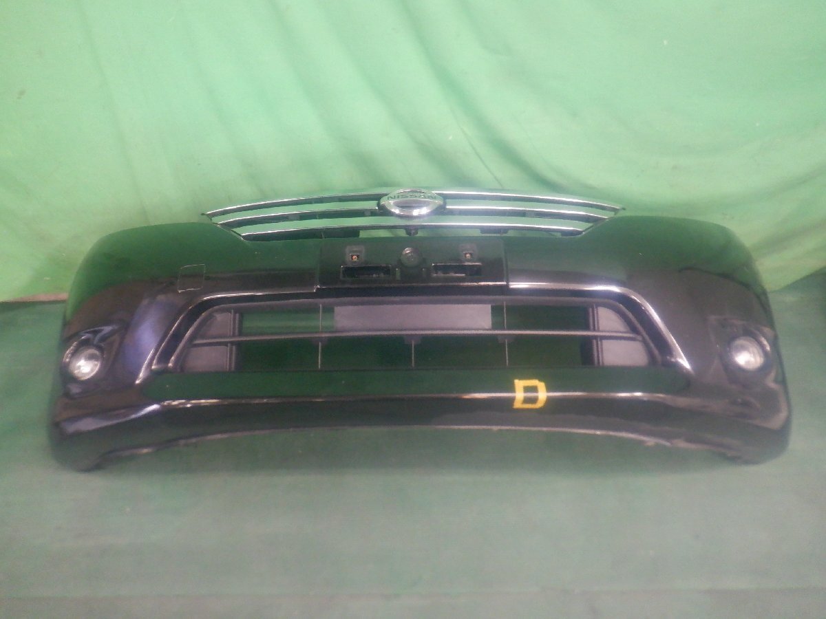 【個人宅発送不可】◇◇日産 ラフェスタ CWEFWN 純正 フロントバンパー 再塗装 フォグ付 C570-50031 クロ系◇◇拍卖