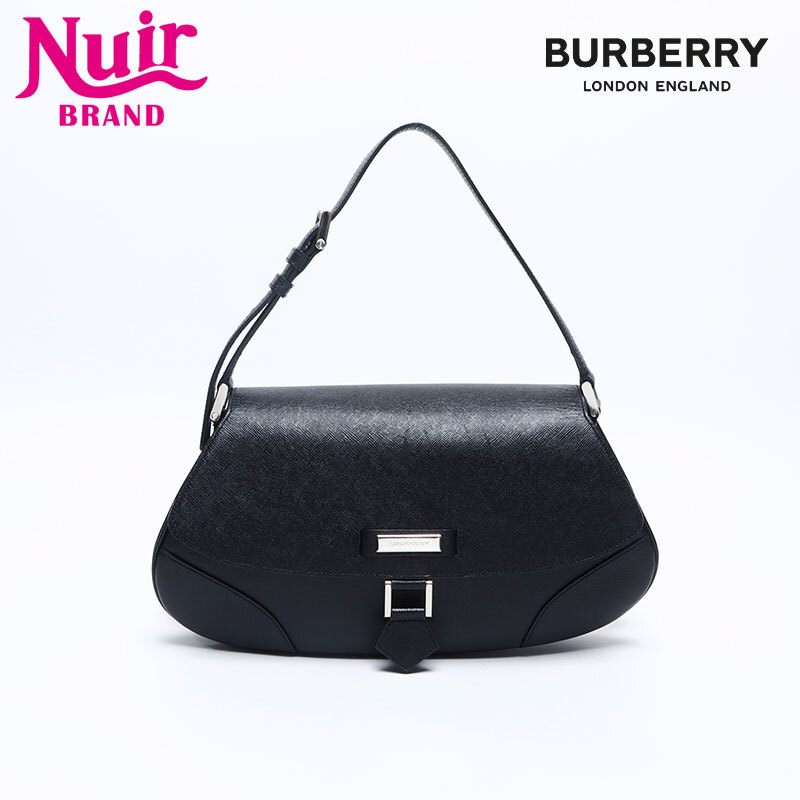 バーバリー BURBERRY ショルダーバッグ レザー ブラック拍卖