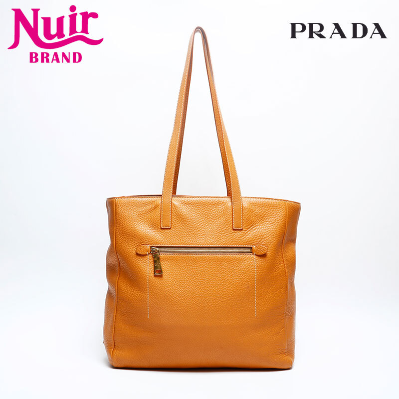 プラダ PRADA トートバッグ レザー ブラウン拍卖