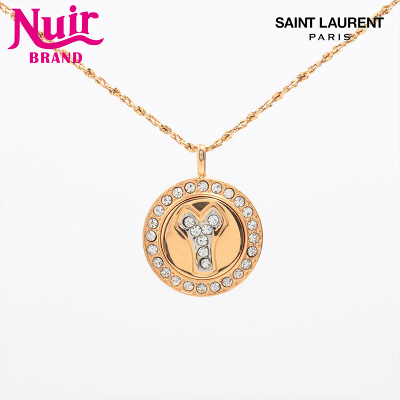 イヴ・サンローラン YVES SAINT LAURENT ネックレス ゴールド拍卖