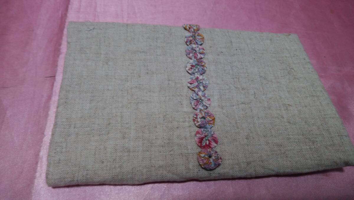 ☆ ハンドメイド 刺繍ポーチNo.4(サイズ12×19×cm)♪(未使用品)拍卖