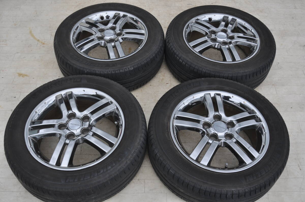 レイズ製 AUTECH オーテック RAYS C25 セレナ純正 ライダー 16インチ 6J +45 5穴 PCD114.3 195/60R16 4本拍卖