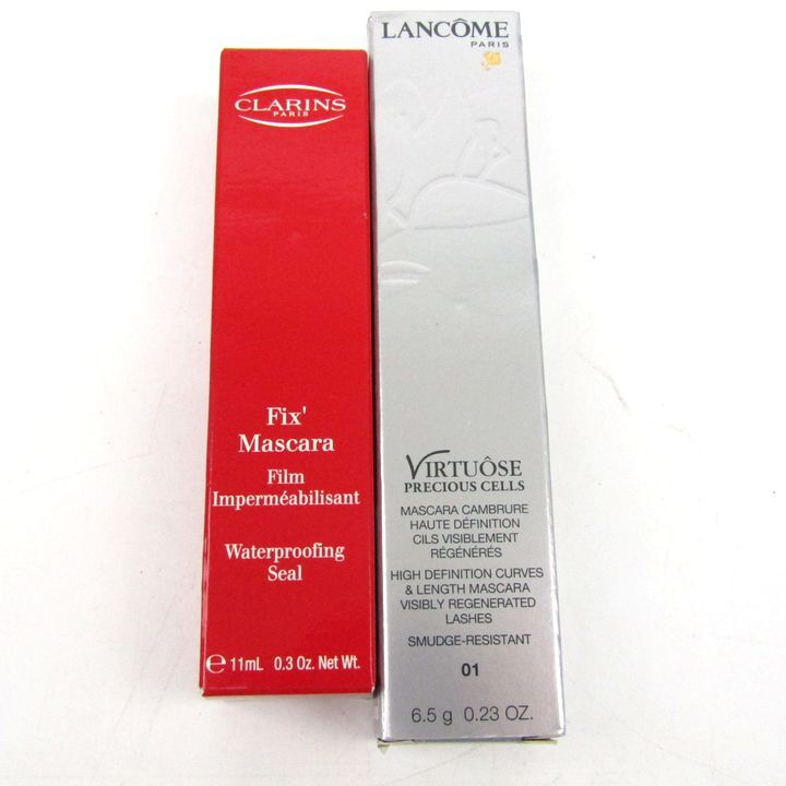クラランス ランコム マスカラ 2点セット 残半量以上 まとめて コスメ レディース拍卖