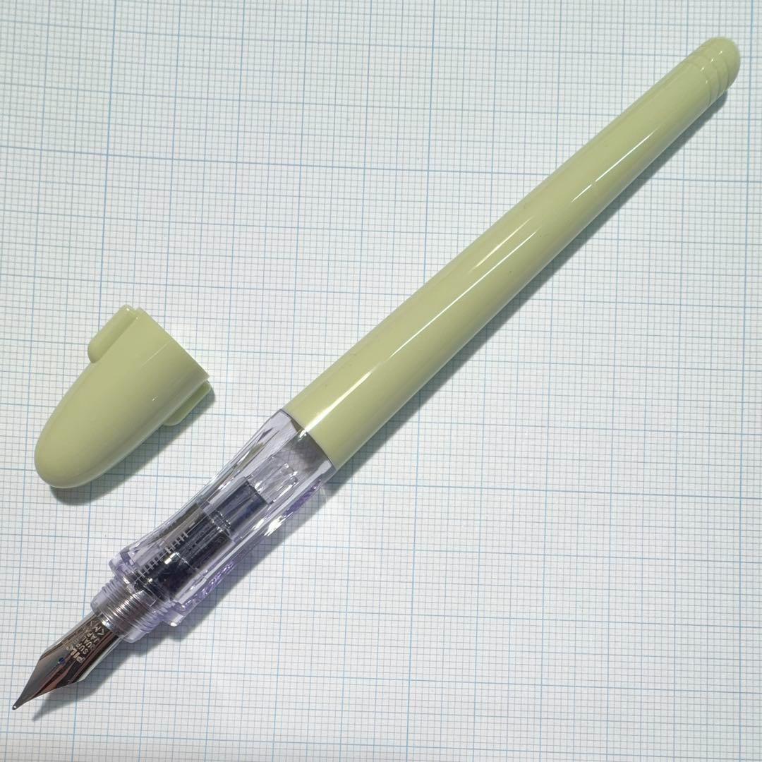 【国内未発売 限定色】パイロット 万年筆 ペン習字ペン EF 極細字 抹茶色■PILOT Penmanship Fountain Pen MATCHA NEW拍卖