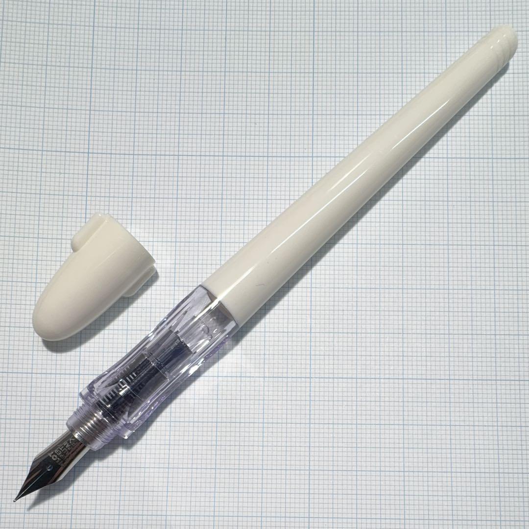 【国内未発売 限定色】パイロット 万年筆 ペン習字ペン F 細字 クリーム色■PILOT Penmanship Fountain Pen CREAM NEW拍卖