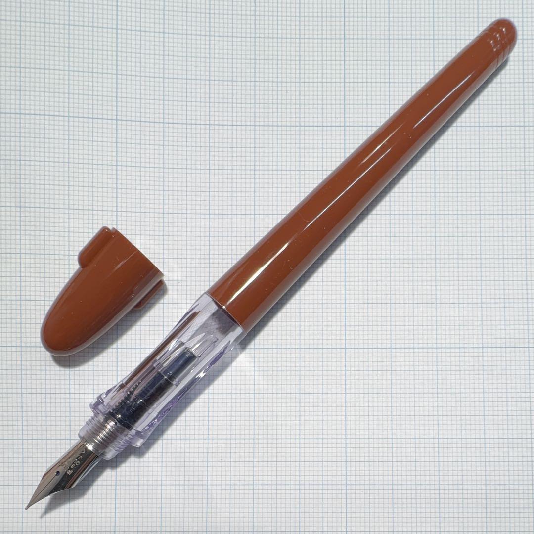 【国内未発売 限定色】パイロット 万年筆 ペン習字ペン EF 極細字 ココア色■PILOT Penmanship Fountain Pen COCOA NEW拍卖