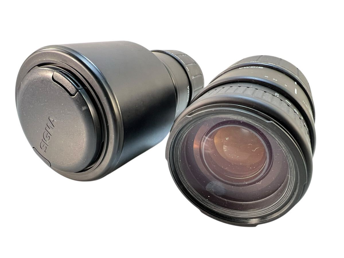 ◆美品 2個セット シグマ 交換用レンズ 70-300mm F4-5.6 DL MACRO SIGMA FOR CANON-AF 望遠レンズ ZOOM レンズ 現状品 ◯管理YO504拍卖