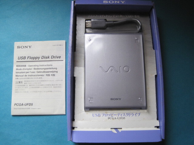 ■■【即決有】■VAIO★USBフロッピーディスクドライブ★PCGA-UFD5★取説あり♪■■拍卖