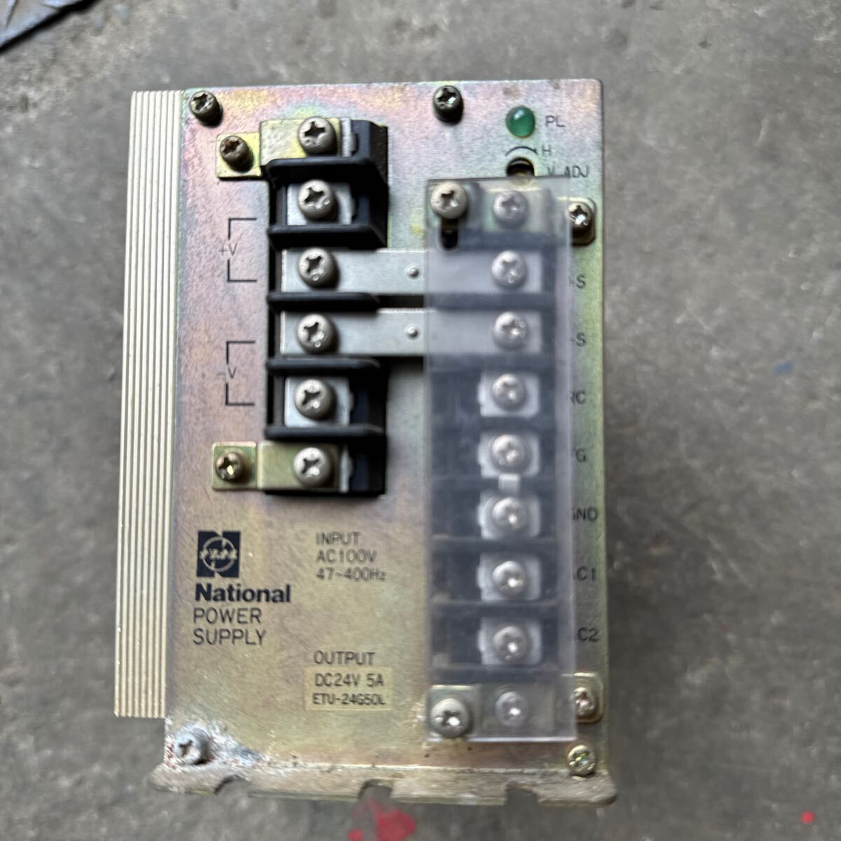 ナショナル製 直流安定化電源ユニット AC100V→DC24V拍卖
