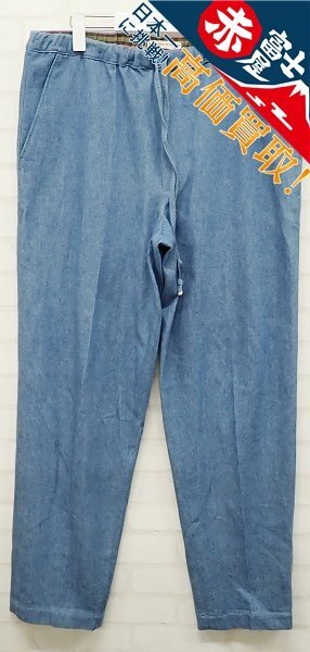 4P0735/FRANK LEDER 8oz WASHED DENIN DRAWSTRING PANTS フランクリーダー デニムパンツ拍卖
