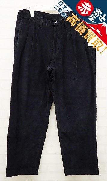 4P0719/未使用品 hobo テーパードパンツ コットンコーデュロイオーバーダイ HB-P4403 ホーボー拍卖
