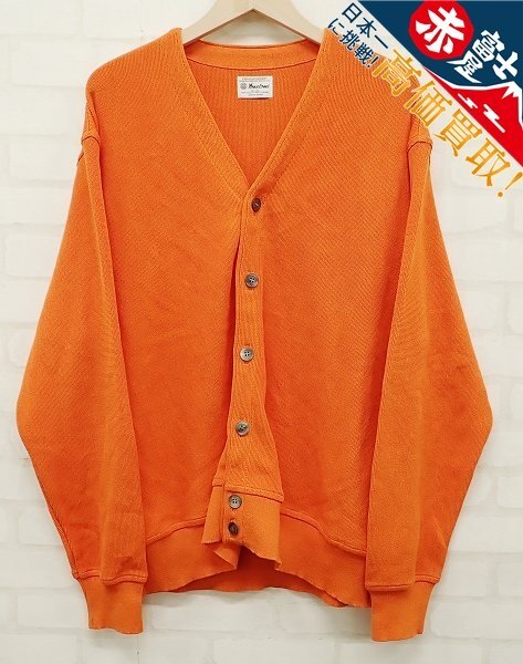 9T3292/Yonetomi 米富繊維 new basic gima cotton cardigan ヨネトミ コットンニットカーディガン拍卖