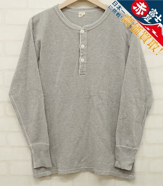9T3186/ウエアハウス サーマルヘンリーネックTシャツ WAREHOUSE拍卖