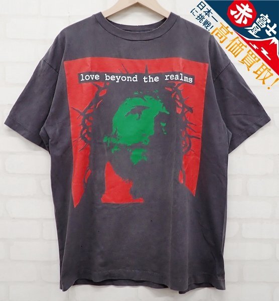 9T2950/SAINT MICHAEL×KOSUKE KAWAMURA LOVE BEYOND TEE SM-YS8-0000-C23 セントマイケル Tシャツ拍卖