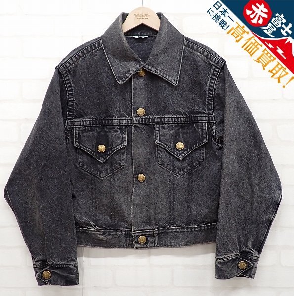 9T2955/KOOKY ZOO BAYCREWS別注 LITTLE DENIM JACKET KLE010 クーキーズー ベイクルーズ ブラックデニムジャケット Gジャン拍卖