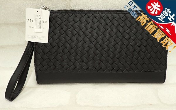 1B7211/未使用品 THE SHOP TK イントレチャートクラッチバッグ拍卖