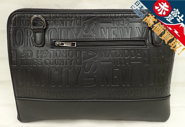 1B7212/未使用品 BARNEYS NEW YORK 2WAY クラッチバッグ バーニーズニューヨーク ショルダーバッグ拍卖