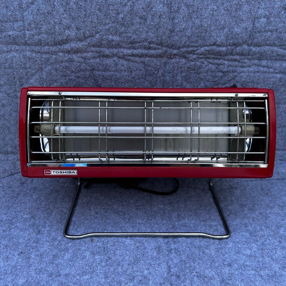 東芝 Toshiba 電気ストーブ ヒーター SR-612 動作確認済み 100V 600W 昭和レトロ アンティーク ビンテージ家具 当時物拍卖